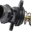 TRQ Thermostat Housing Compatible with Audi Volkswagen