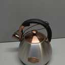 Tea Kettle Stovetop Whistling Kettle Teapot, 3Quart Tea Pot Stainless Steel Teakettle for Stove Top with Heat Proof Ergonomic Handle