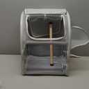 Sanmoncare Bird Backpack Carrier, Water Repellent Fabric Cockatiel Travel Bag with Stand, Lightweight and Portable Travel Cage for Parrot, Bird Travel Carrier