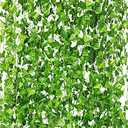 CQURE 24 Pack 168Ft Artificial Ivy Fake Vines,Ivy Garland Greenery Garland Fake Hanging Plants Vines Aesthetic Green Leaves for Bedroom Wedding Party Garden Wall Room Decor
