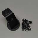 Anlmz 3 in 1 Charging Station for iPhone, Wireless Charger for iPhone 17 16e 16 15 14 13 12 11 X Pro Max & Apple Watch - Wireless Charging Station for AirPods 4 3 Pro (Black)