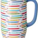 Swig Life 40oz Mega Mug, 40 oz Tumbler with Handle and Straw, Cup Holder Friendly, Dishwasher Safe, Stainless Steel, Insulated Teacher Tumbler (Teacher Life)