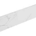 21 in. W x 4 in. H Engineered Stone Sidesplash for Bathroom Vanity Sink Top in Calaeatta Pearl