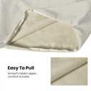 Christmas Pillow Covers 18x18 Inch Set of 2 Cream Black Christmas Tree Decor Throw Pillows Winter Xmas Holiday Outdoor Cushion Cases for Couch Bed Decorations