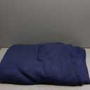 EMME Cotton Muslin Blanket King Size - Soft, Breathable Layering Blanket, 108"x90", All Season Gauze, Navy