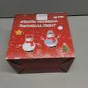 Fake Snowballs 50 Pcs,Snowballs for Kids Indoor,Snow Fight Balls,Soft Artificial Outdoor Snow Balls,Parent Child Throwing Game Christmas Decor Party Supplies,with 50pcs Christmas Stickers