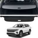 Retractable Trunk Cover Compatible with 2018-2025 Volkswagen VW Atlas Cargo Cover Rear Trunk Security Cover VW Atlas Accessories Privacy Screen Cover