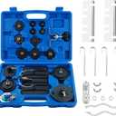 Brake Bleeder Adapter Kit Brake Master Cylinder Bleeder Kit Brake Pressure Bleeder with 12pcs Master Cylinder Adapters