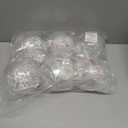 Windy City Novelties 6-Pack LED Baseball Drink Cups  18 oz Light-Up Tumblers with Straw, Multicolor Flashing Modes, Batteries Included