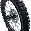 14" Front Wheel Rim Tire Assembly for 50cc 110cc 125cc Dirt Bike tao TTR SSR CRF Apollo 12mm Axle Includes 190mm Steel Brake disc 60/100-14 Tire Tube