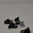 2 inch Swivel Caster Wheels Without Brake and No Noise Wheels, Heavy Duty Casters Total Capacity 600lbs (Pack of 4)