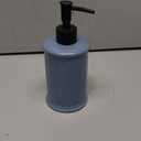 Soap Dispenser, Ceramic Liquid Hand Dish Soap Dispenser 11.84OZ, Hand Lotion Dispenser for Kitchen Bathroom Shower, Refillable, Dark Green, ANTIS'S HOME