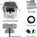 LEONNS Cold Therapy Machine with Programmable Timer - Cryotherapy Machine for Shoulder After Surgery with Shoulder Compression Pad | Post-Surgery Recovery (Ice Machine + Shoulder Pad)