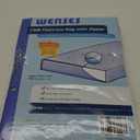 Crib Mattress Storage Bag with Zipper, 5 Mil Clear Plastic Cover for Moving, Includes Accessory Bags
