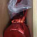 Crowye 3 Pieces Metallic Foil Spray Centerpiece Valentine's Day Table Decoration Party Star Burst Centerpieces Fall Table Decor for Birthday New Year 2026 Party Holiday(Red)