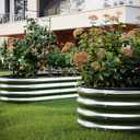 ZFHgarden Galvanized Metal Raised Garden Bed Kit, 4x2x1ft Outdoor Planter Box, Garden Grow Bed for Vegetables, Flowers, Patio Gardening