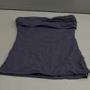 SUUKSESS Women Double Lined Going Out Trendy Tube Tops Side Split Sexy Tank Tops, S