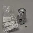 Enhon 3 Piece Shower Knobs Replacement with 3 Adapters Compatible with Gerber 16 Point Broach Bathtub Faucet, Shower Faucet Handles for Short & Long Valve Stems