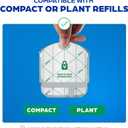 Zevo Compact Flying Insect Trap Kit with Refill Cartridges - Plug-in Indoor Bug Catcher for Gnats, House & Fruit Flies - Blue + UV Light Technology, No Odor, No Mess (1 Plug-in Device + 3 Cartridges)