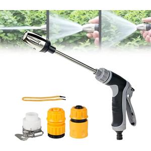 Waterblitz Pressure Washer, High Pressure Power Washer, Water Blitz Hose Nozzle, Upgraded Jet Nozzle for Garden Hose, 360 Rotating for Three Spray Modes (1pcs)