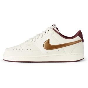 Nike Women's Court Vision Lo Shoes (9.5, Sail/Metallic Gold/Red Sepia)