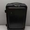 22 Inch Carry On Luggage 22x14x9 Airline Approved, Carry On Suitcase with Wheels, Hard-shell Carry-on Luggage, Durable Luggage Carry-On, Black Small Suitcase with Cosmetic Case