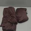 10ftx12ft Brown Backdrop Curtains for Wedding-Wrinkle Free Backdrops Curtain Drapes Fabric Decorations Photo Back Drop Cloth for Baby Shower Photography Stage Reception 2Panels 12ft(H) x 5ft(W)