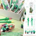 Sinload 40 Sets Graduation Appreciation Gifts Cactus Mechanical Pencils Erasers and Positive Cards Emotional Inspirational Pen Graduation Gifts for Office Employee Coworkers Teacher Nurse