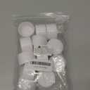 SCH40 PVC Cap 1-1/4 Inch - Fit Standard 1-1/4" SCH40 PVC Pipes (OD Approx. 1.66"), Zernmiarder Furniture Grade Pipe Caps, White Pipe Cover Fittings for Plumbing, DIY, Garden & Furniture - 12 Pcs