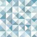 HOMETITUTE 10PCS 12x12 Inch Blue Gray Geometric Flat Peel and Stick Floor Tiles Removable Self Adhesive Vinyl Flooring Stickers for Bathroom Kitchen Living Room Entryway Home Decor