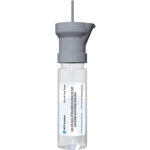 Aircraft/Aviation Fuel Tester - 4oz Compact Aviation Fuel Testing Jar for General Aviation Aircraft (2nd Generation) (Gray)