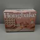 HONGBAKE 9-Piece Baking Pans Set Nonstick, Stackable Non Toxic Bakeware Sets with Diamond Texture, Oven Pan Set for Cooking, Includes Cookie Sheet with Rack, Cake Pan, Roasting Pan, Muffin Tin, Gold