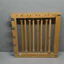 Honey-Can-Do Swivel Bamboo Wall Mount Clothes Drying Rack with 5 Hooks, Natural