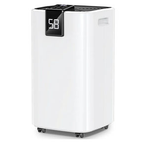 (160)
4000 sq.ft Dehumidifier for Basement, Trazico 45 Pint Dehumidifiers for Home with Drain Hose, Smart Humidity Control, 24H Timer, Auto Defrost, Ideal for Large Room, Bathroom, Bedroom, Garage, Black