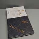 MAONAME Orange Serving Tray with Handles, Modern Decorative Trays for Coffee Table, Plastic Rectangular Trays for Ottoman, Bathroom, Halloween Decor, 15.8 x 10.2 x1.4