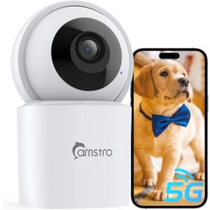 5MP Security Camera Indoor,360 Pan/Tilt Camera for Home Security with AI Motion Detection,2.4/5 GHz WiFi Baby/Pet Camera with Camera Color Night Vision,2-Way Audio, Works with Alexa & Google Home (Z1)