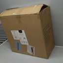 Amazon Basics Multi-Purpose Drafting Spa Bar Stool with Back Cushion and Wheels, Black, 22.72"D x 22.72"W x 37.8"H