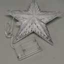 Christmas Tree Topper Star Warm White Light Christmas Tree Decor for Christmas Holiday Home Fit for General Size Xmas Tree, 8.7 Inch