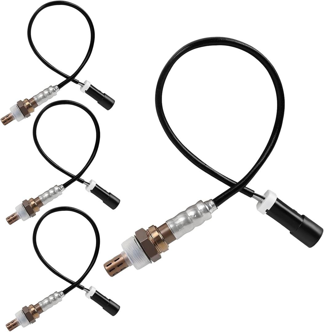 4Pcs O2 Sensor 15717 Downstream &Upstream Compatible with 1990-2014 Ford F150 F250 F350 Ranger Escape Mustang Expedition for Lincoln Mercury Replace#15716,15718