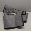 Under Bed Storage Containers, Closet Organizers and Storage Bins, Foldable Underbed Storage Bags for Blankets, Towels, Comforter, Sweaters, Linen Sheets, Wrapping Paper (Grey, 4 Pack)