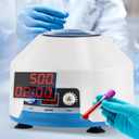 Mxmoonant Centrifuge Machine, 15mlX6 Lab Benchtop PRP Centrifuges, 4000RPM Electric Desktop Centrifuge with LCD Digital Display, Time & Speed Control 110V White