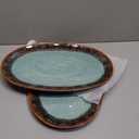 2 Piece Melamine Serving Tray, 19" Serving Food Platter for Entertaining,Dinnerware Sets,Serving Tray,Melamine Plates,Party, Meat, Dessert, Unbreakable, Dishwasher Safe, BPA Free (Oval Platter)