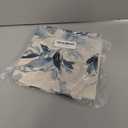 Spring Flower Pillow Covers 16x16 Watercolor Navy Blue Floral Farmhouse Decor Throw Pillows Case for Couch Seasonal Pillowcase Outdoor Decorative Cushion Cases for Sofa Bed Decorations Set of 2