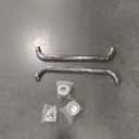 2 Pack 24 Inch Anti Slip Shower Grab Bar Handles, ZUEXT Chrome Stainless Steel Knurled Bathroom Balance Bar, Safety Hand Rail Support,Handicap Elderly Injury Senior Assist Bath Handle(1.25" Diameter)