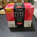 Pure Leaf Mental Focus Sparkling Real Brewed Iced Tea, Raspberry, 12 fl oz Cans (6 Pack), Caffeine, L Theanine, Zero Sugar, Zero Calories (EXP 12/07/26)