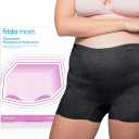 Frida Mom 8pc Postpartum Underwear (Black) - Regular (Waist 28"-42" stretched)