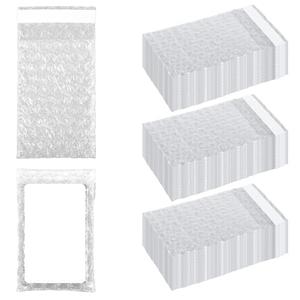 300Pcs Bubble Wrap Bags for Packing, 2 x 3.15 Inch Double Wall Plastic Bubble Wrap Sleeves Clear Self Sealing Bubbles Shipping Bags for Small Business Moving Shipping Packaging Storage