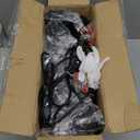 3 Lights Industrial Pendant Light with Glass Shade Matte Black Pendant Lighting Adjustable Industrial Retro Style Hanging Light,Kitchen Island Farmhouse Pendant Lights Fixtures for Kitchen,Farmhouse