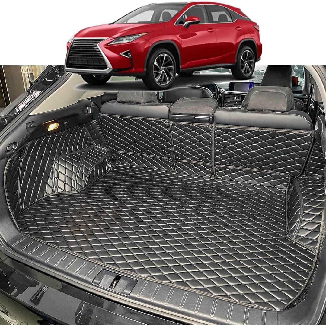 Cargo Mat for 2016-2022 Lexus RX 350 RX350 RX450H Trunk Mat (Suitable for Right Side Panels with Subwoofer) Cargo Liners RX350