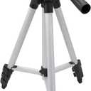 GPX 42 Inch Extending Tripod, Pan and Tilt Head, Carry Pouch, Silver (TPD427S)